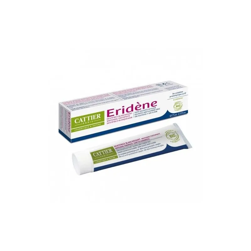 Cattier Eridène sans Sulfates ni Fluor 75 ml. Cattier Eridène sans Sulfates ni Fluor 75 ml.