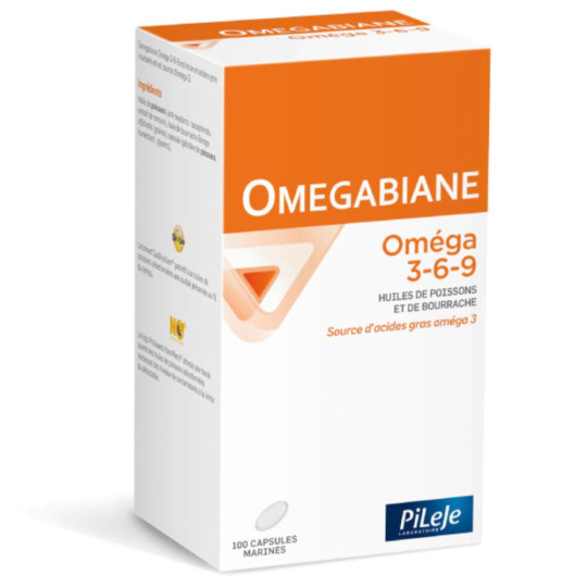 Pileje Omegabiane 3-6-9 Capsules Marines X100