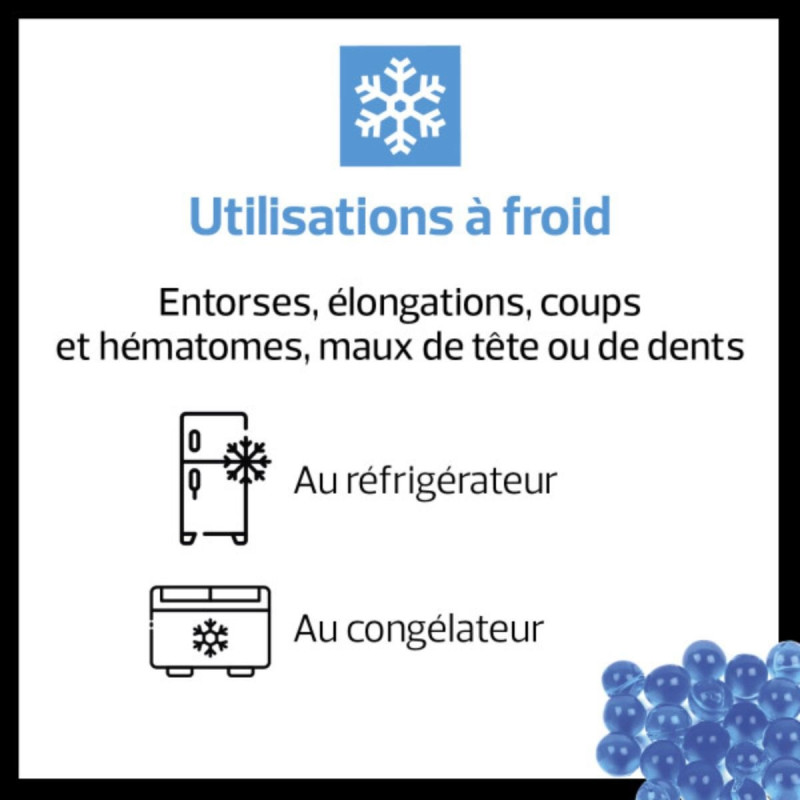 Actipoche Chaud Froid Dos Ventre Microbilles 20X30cm