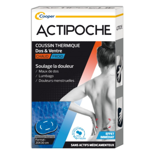 Actipoche Chaud Froid Dos Ventre Microbilles 20X30cm