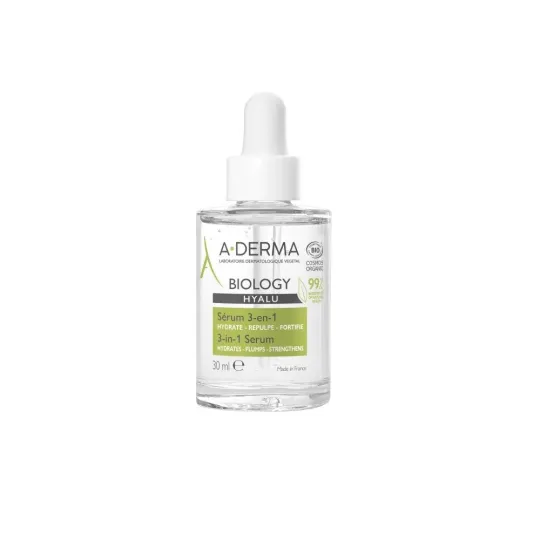 A-Derma Biology Hyalu Sérum 3en1 Peaux Fragiles 30ml A-Derma Biology Hyalu Sérum 3en1 Peaux Fragiles 30ml