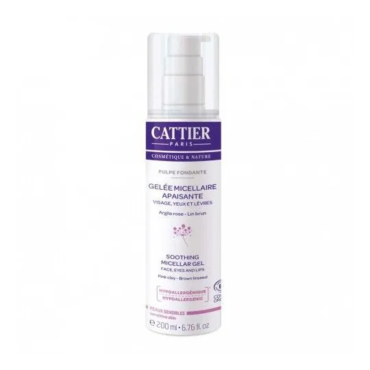 Cattier Gelée Micellaire Apaisante Pulpe Fondante 200 ml.