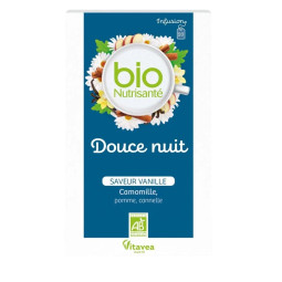 Nutrisanté Bio Infusion Douceur Nuit Saveur Vanille