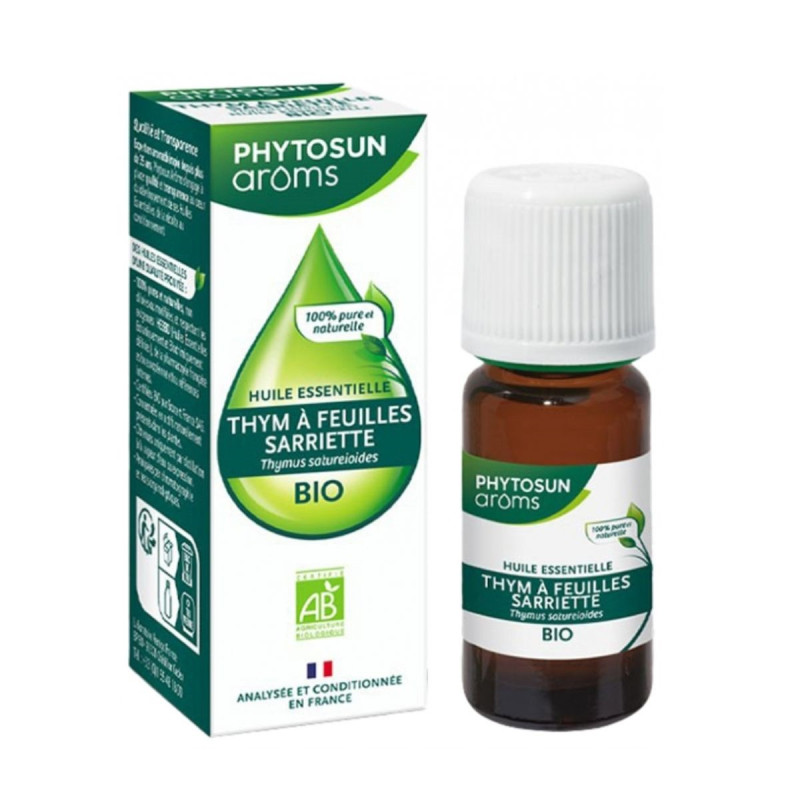 Phytosun Aroms Huile Essentielle Thym à Feuilles Sarriette Bio