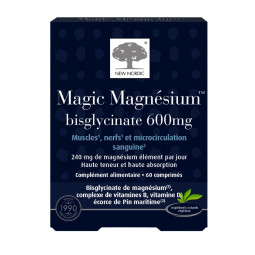 New Nordic Magic Magnésium Bisglycinate 600mg