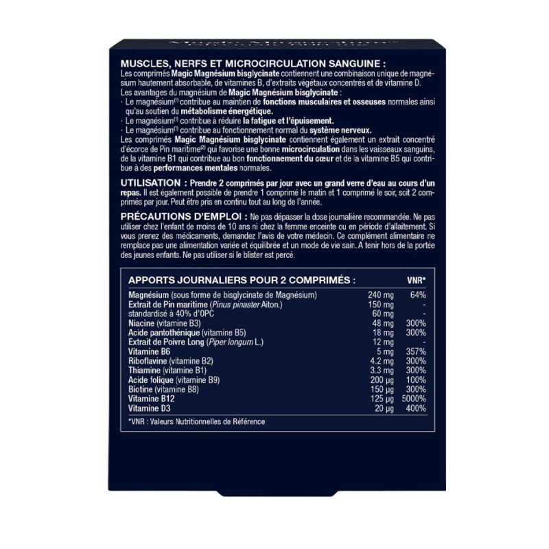 New Nordic Magic Magnésium Bisglycinate 600mg