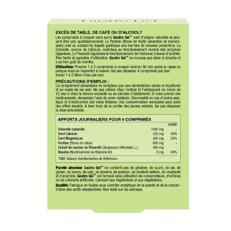 New Nordic Gastro Gel Comprimés