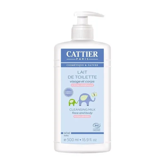 Cattier Lait de Toilette Bébé 500 ml. Cattier Lait de Toilette Bébé 500 ml.