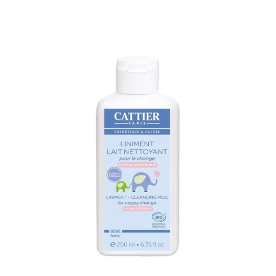 Cattier Liniment Lait Nettoyant Bébé 200 ml.