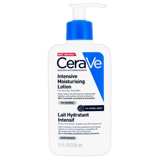 Cerave Lait Hydratant Intensif Peaux très Sèches, Démangeaisons Cerave Lait Hydratant Intensif Peaux très Sèches, Démangeaisons