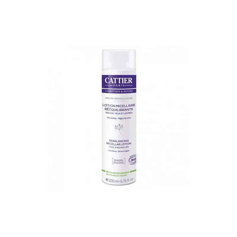 Cattier Lotion Micellaire Rééquilibrante Ondée Merveilleuse 200 ml. Cattier Lotion Micellaire Rééquilibrante Ondée Merveilleuse 200 ml.