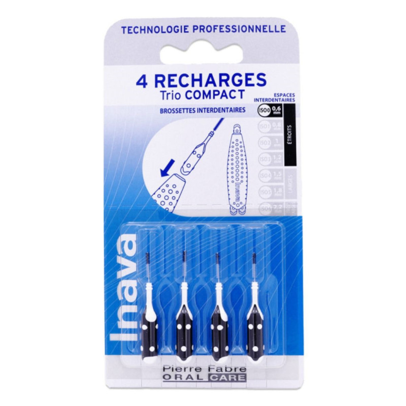 Inava Brossettes Trio Compact Recharges Inava Brossettes Trio Compact Recharges