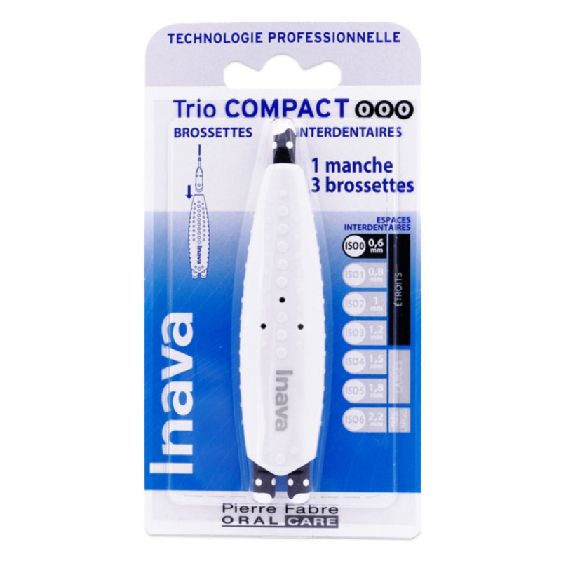 Inava Brossettes Trio Compact Espaces Interdentaires Inava Brossettes Trio Compact Espaces Interdentaires