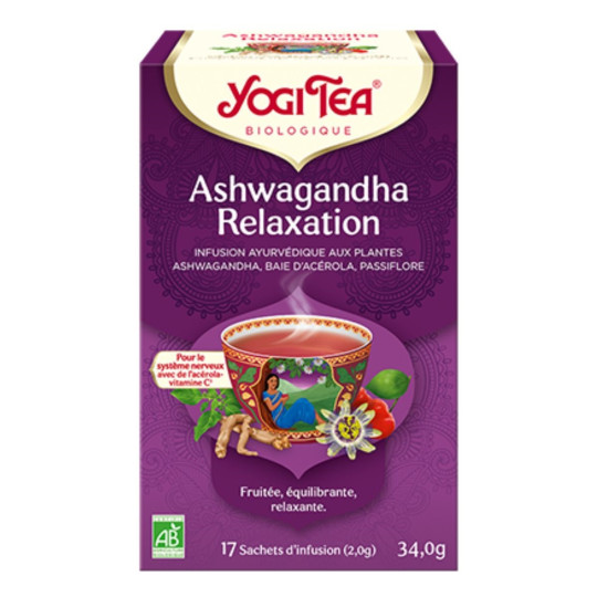 Yogi Tea Ashwagandha Relaxation Infusion Bio Sachets Yogi Tea Ashwagandha Relaxation Infusion Bio Sachets