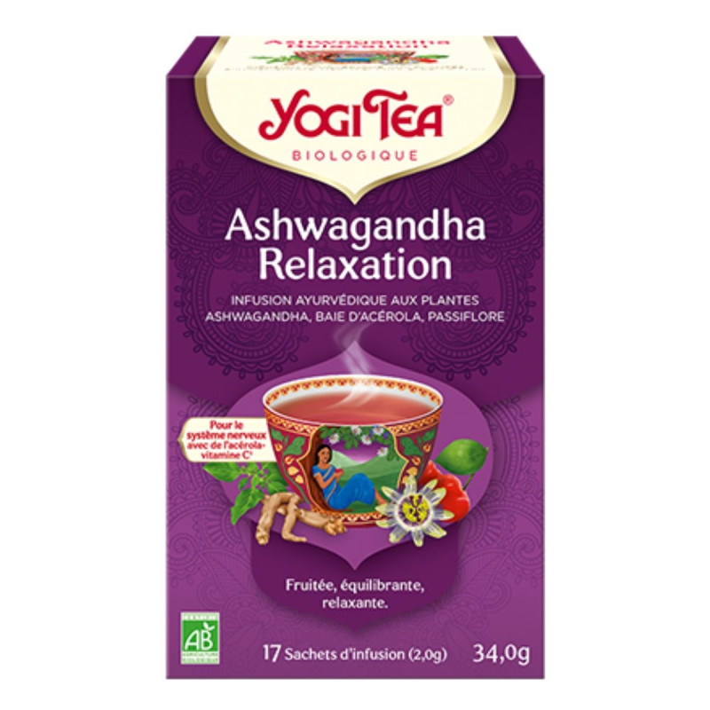 Yogi Tea Ashwagandha Relaxation Infusion Bio Sachets Yogi Tea Ashwagandha Relaxation Infusion Bio Sachets