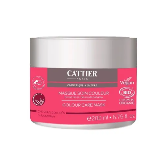 Cattier Masque Soin Bio Couleur Cheveux Colorés 200ml Cattier Masque Soin Bio Couleur Cheveux Colorés 200ml