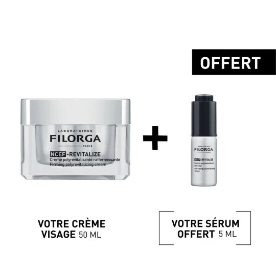 Filorga NCEF-REVITALIZE Crème + Sérum – Format voyage OFFERT