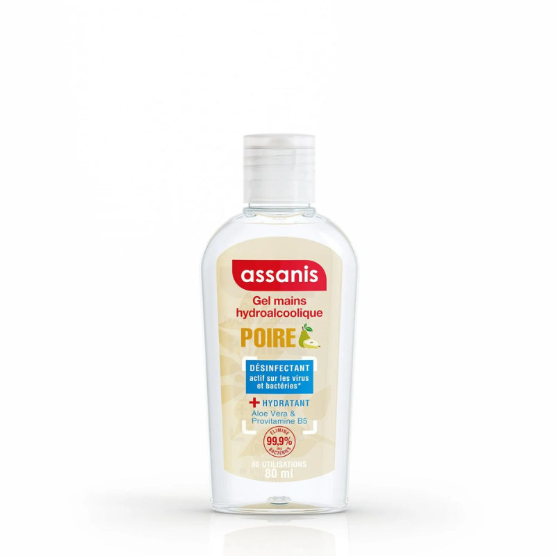 Assanis Gel Mains Hydroalcoolique parfum poire