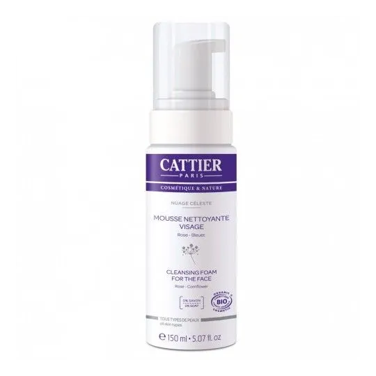Cattier Mousse Nettoyante Nuage Céleste 150 ml. Cattier Mousse Nettoyante Nuage Céleste 150 ml.
