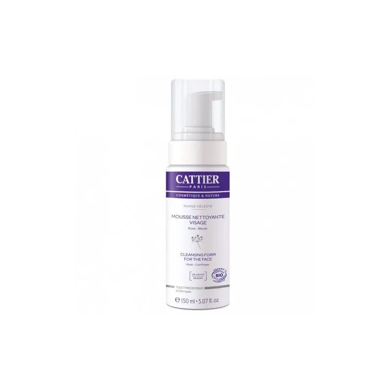 Cattier Mousse Nettoyante Nuage Céleste 150 ml. Cattier Mousse Nettoyante Nuage Céleste 150 ml.