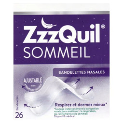 ZzzQuil Sommeil Bandelettes Nasales