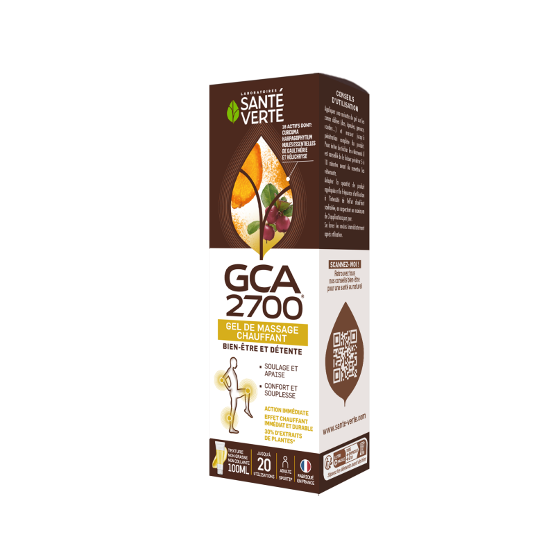 Santé Verte GCA 2700 Gel de Massage Chauffant