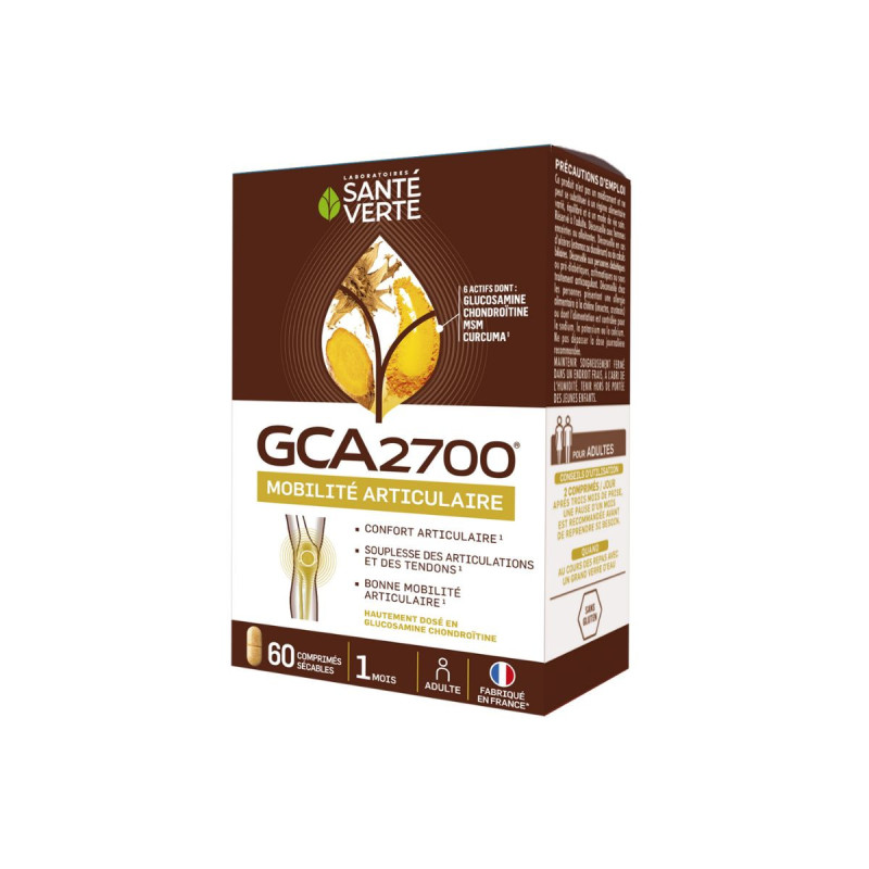 Santé Verte GCA 2700 Mobilité Articulaire 60 cpr Santé Verte GCA 2700 Mobilité Articulaire 60 cpr