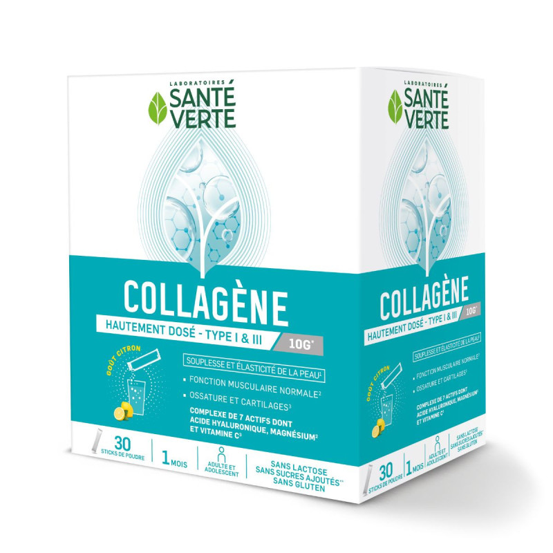 Santé Verte Collagène Sticks Citron