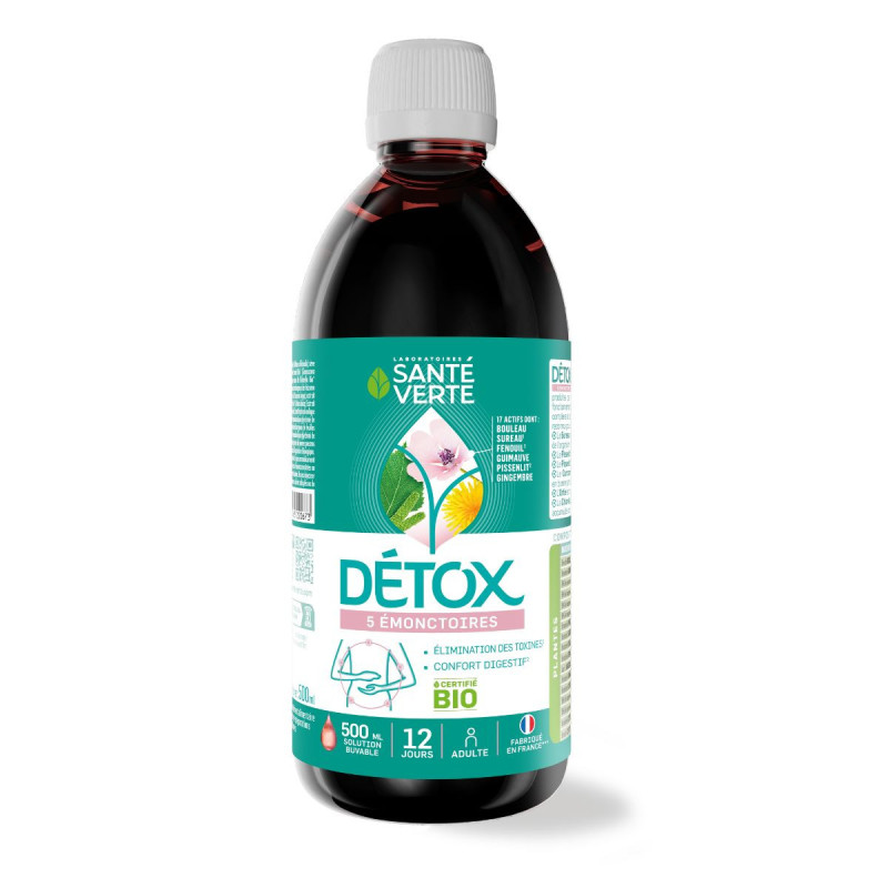 Santé Verte Détox Bio 500ml Santé Verte Détox Bio 500ml
