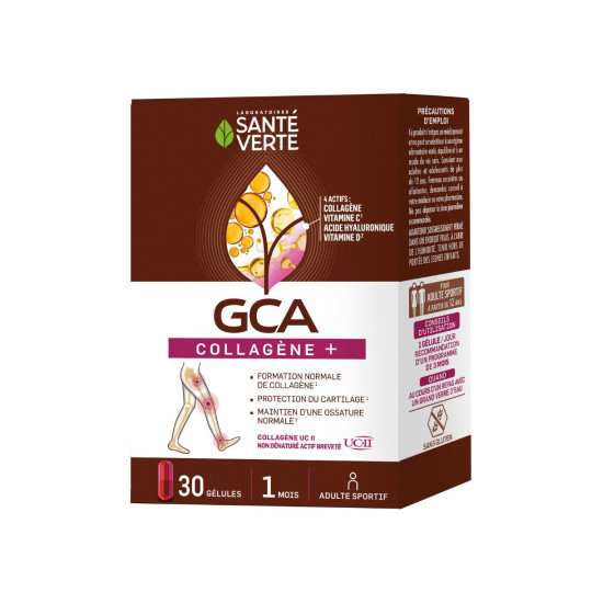 Santé Verte GCA Collagène+ 30 gélules Santé Verte GCA Collagène+ 30 gélules