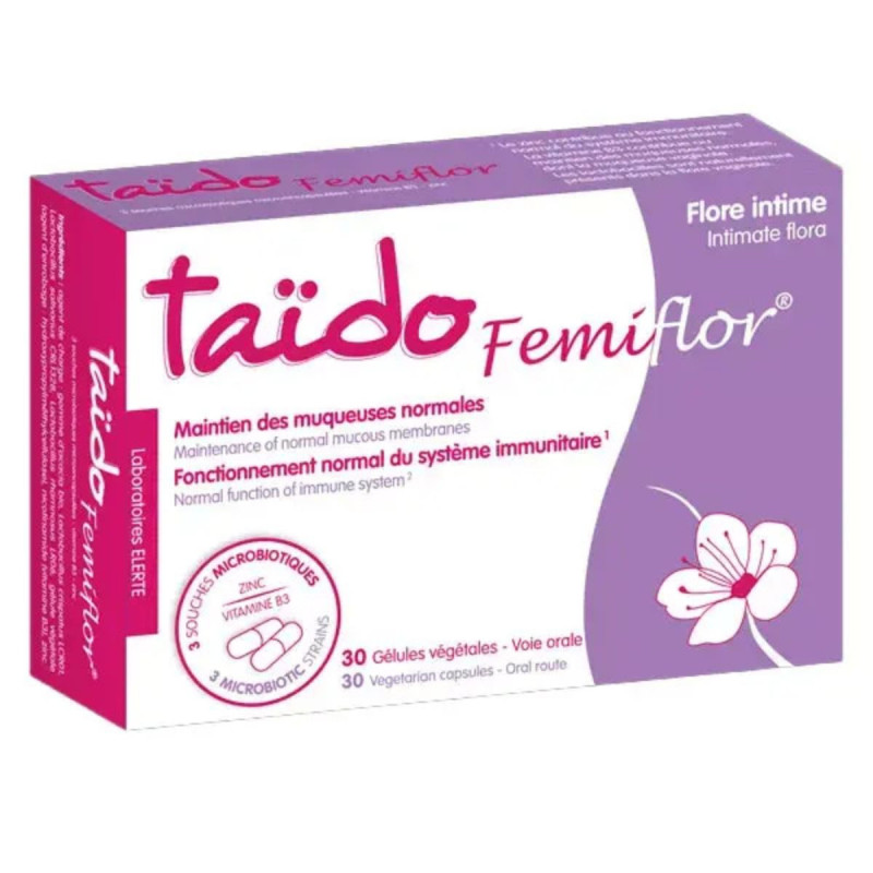 Taïdo Femiflor Flore Intime 30 gélules Taïdo Femiflor Flore Intime 30 gélules