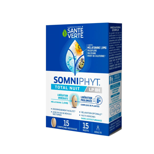 Santé Verte Somniphyt Total Nuit LP 8 Heures Santé Verte Somniphyt Total Nuit LP 8 Heures
