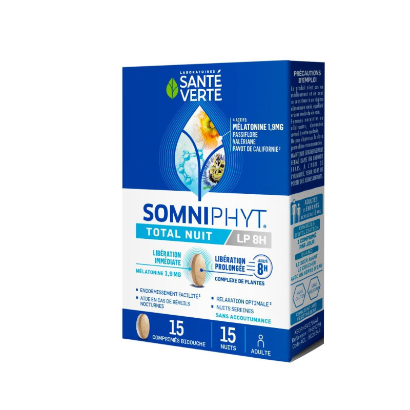 Santé Verte Somniphyt Total Nuit LP 8 Heures Santé Verte Somniphyt Total Nuit LP 8 Heures