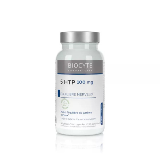 Biocyte 5-HTP 100mg Equilibre du Système Nerveux 30 Gélules