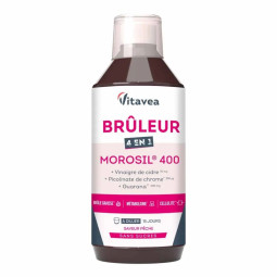 Vitavea Brûleur 4 en 1 Morosil Brûle Graisse Cellulite Métabolisme Saveur pêche