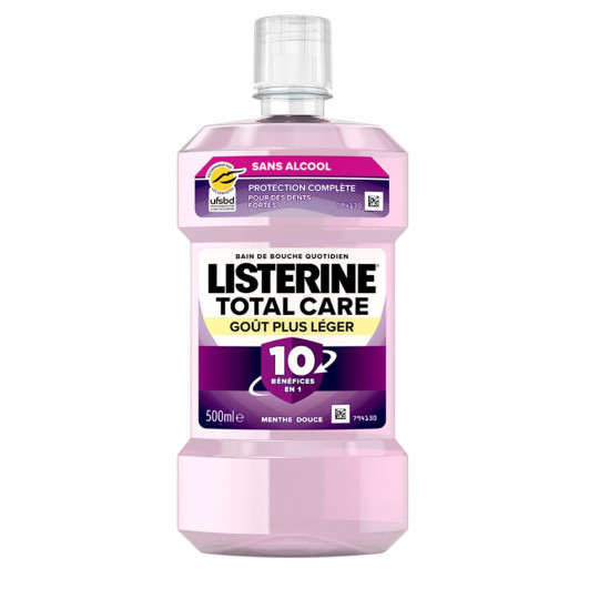 Listerine Bain de bouche Total Care Goût Plus Léger Listerine Bain de bouche Total Care Goût Plus Léger