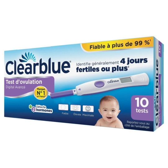 Clearblue Test Ovulation Digital Avancé Clearblue Test Ovulation Digital Avancé