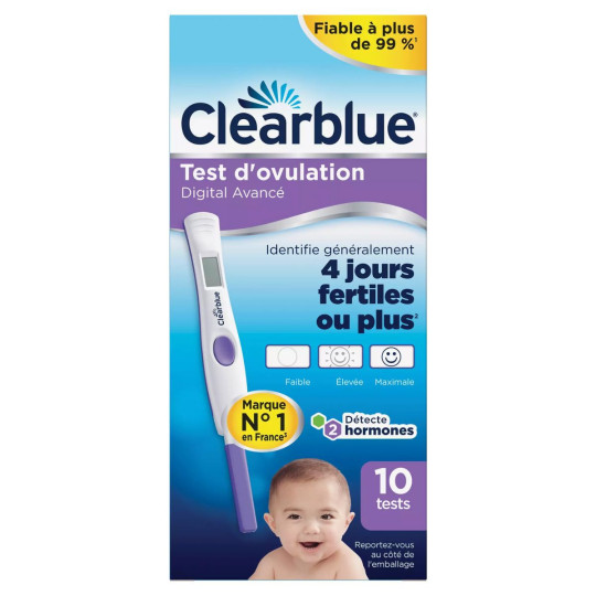 Clearblue Test Ovulation Digital Avancé Clearblue Test Ovulation Digital Avancé