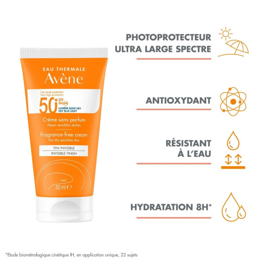 Avène Solaire Crème Sans Parfum SPF 50+