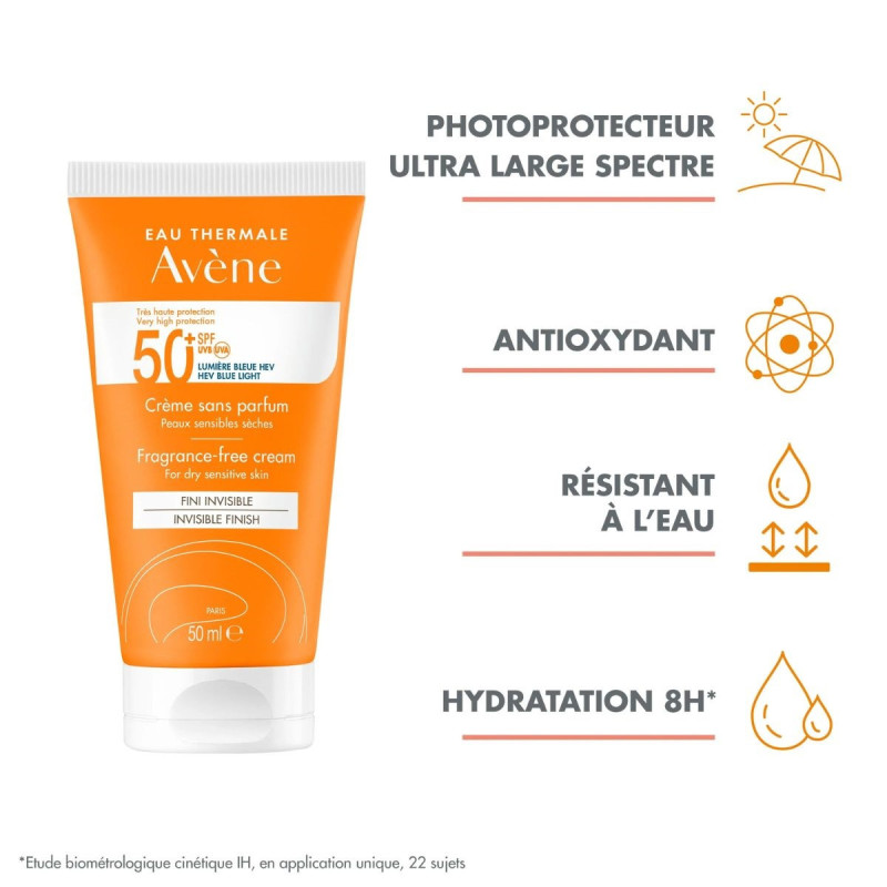 Avène Solaire Crème Sans Parfum SPF 50+