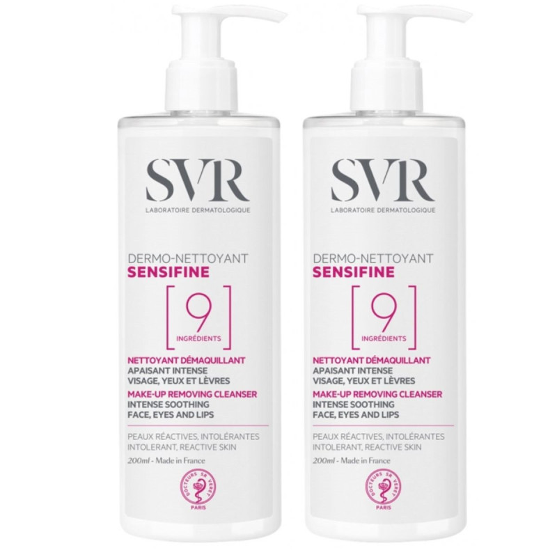 SVR Sensifine Dermo-nettoyant Démaquillant Visage Yeux