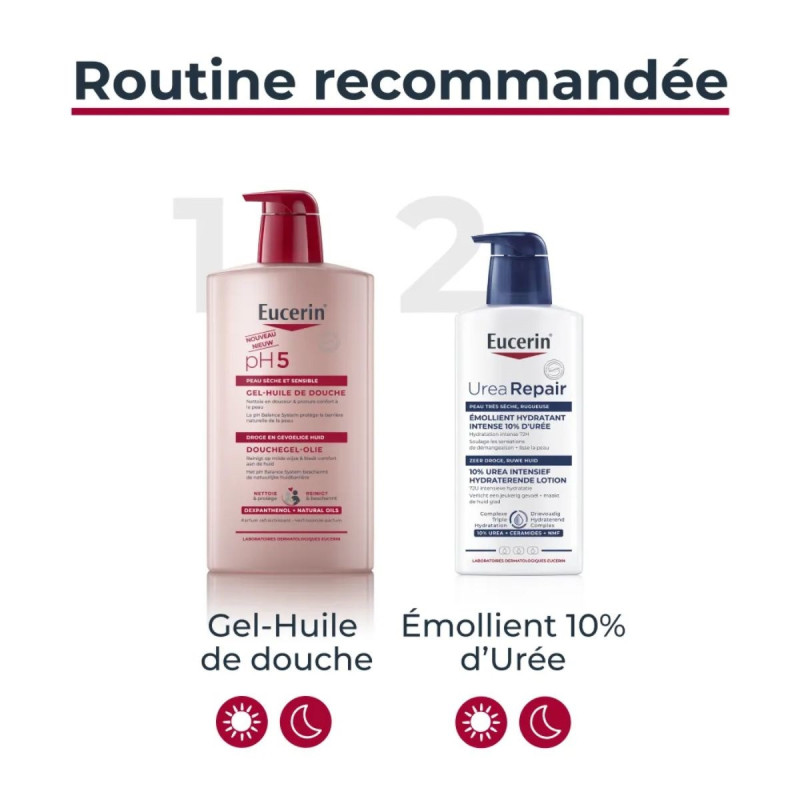 Eucerin pH5 Gel-Huile de Douche Peau Sèche et Sensible Eucerin pH5 Gel-Huile de Douche Peau Sèche et Sensible