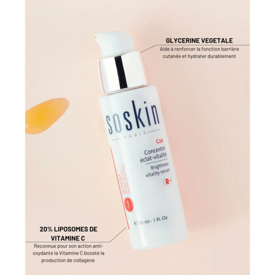 Soskin Hydraglow C20 Concentré Eclat-Vitalité