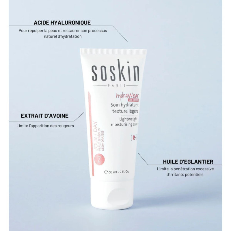 Soskin Hydrawear Gel-crème Soin Hydratant