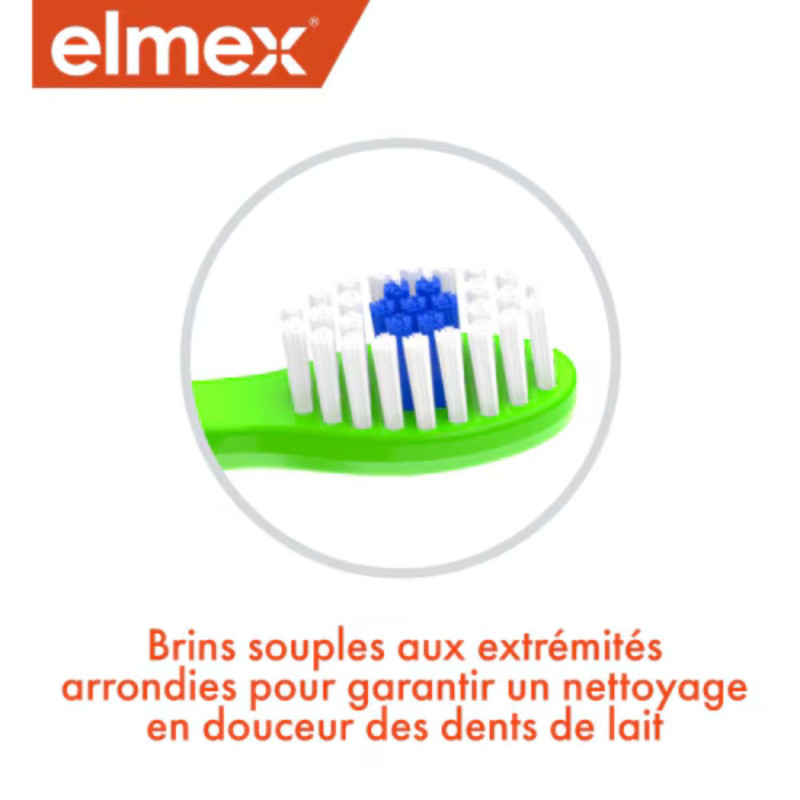 Elmex Enfant 3-6 ans Brosse à dents Souple Elmex Enfant 3-6 ans Brosse à dents Souple