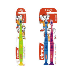 Elmex Enfant 3-6 ans Brosse à dents Souple viuel