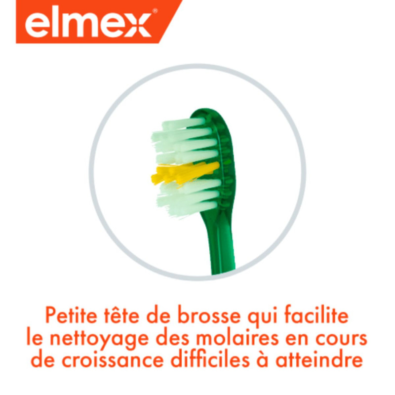 Elmex Junior 6-12 ans Brosse à Dents Elmex Junior 6-12 ans Brosse à Dents