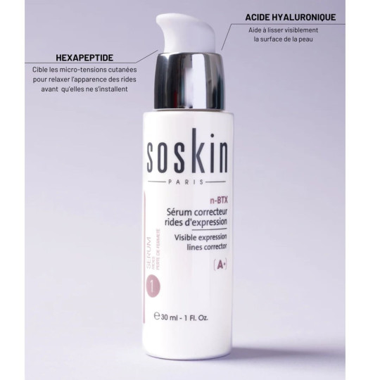 Soskin n-BTX Sérum Correcteur Rides d'Expression