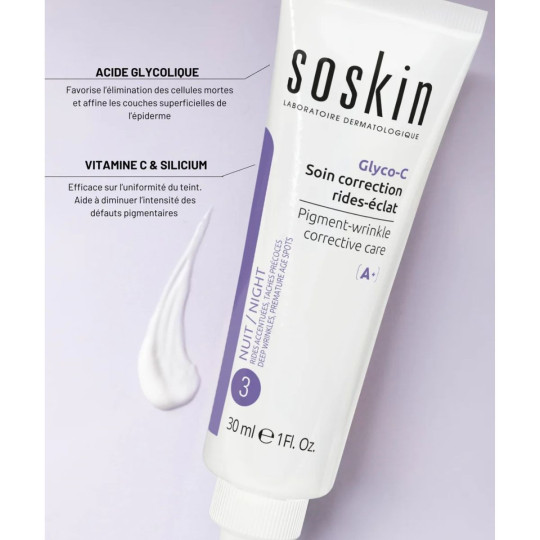 Soskin Glyco-C Soin Correction Rides-éclat