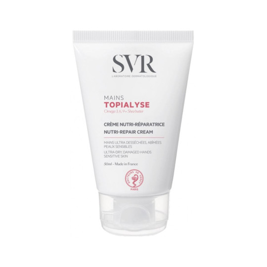 SVR Topialyse Mains Crème Nutri-Réparatrice 50ml SVR Topialyse Mains Crème Nutri-Réparatrice 50ml